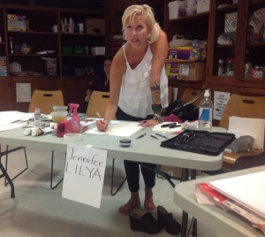 Barefoot Painting with Jennifer Lilya